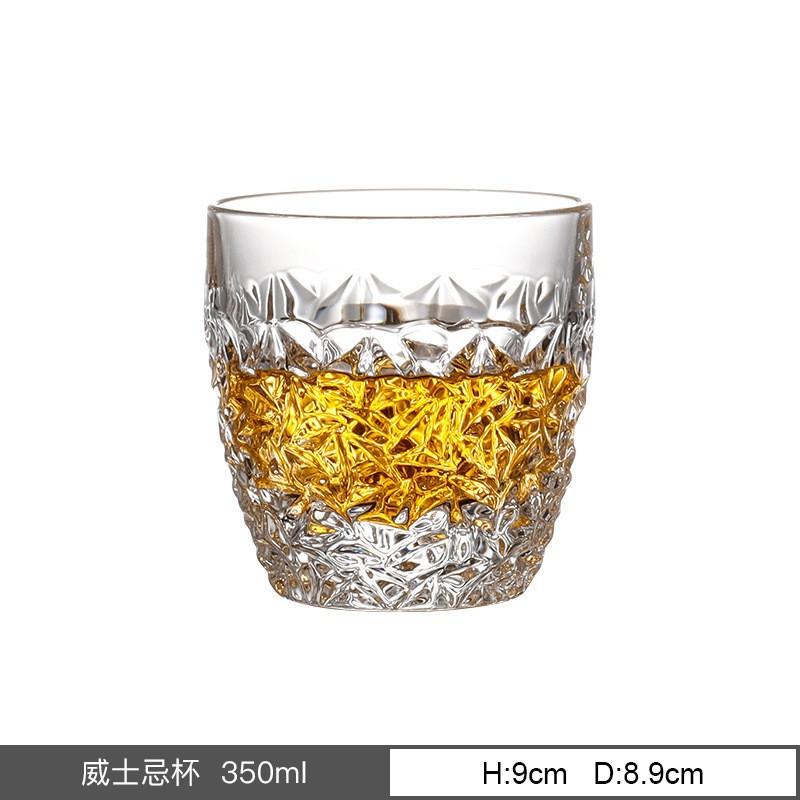 Taza de cristal de importación checa taza de whisky de alta gama ligeramente lujoso barril de vino doméstico taza de vino al por mayor personalizada image 10