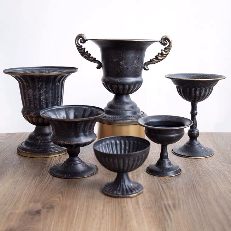 Американские классические высокие цветочные горшки, свадебные композиции, цветочные композиции, интернет-рестораны знаменитостей B&B, высококлассные украшения ваз