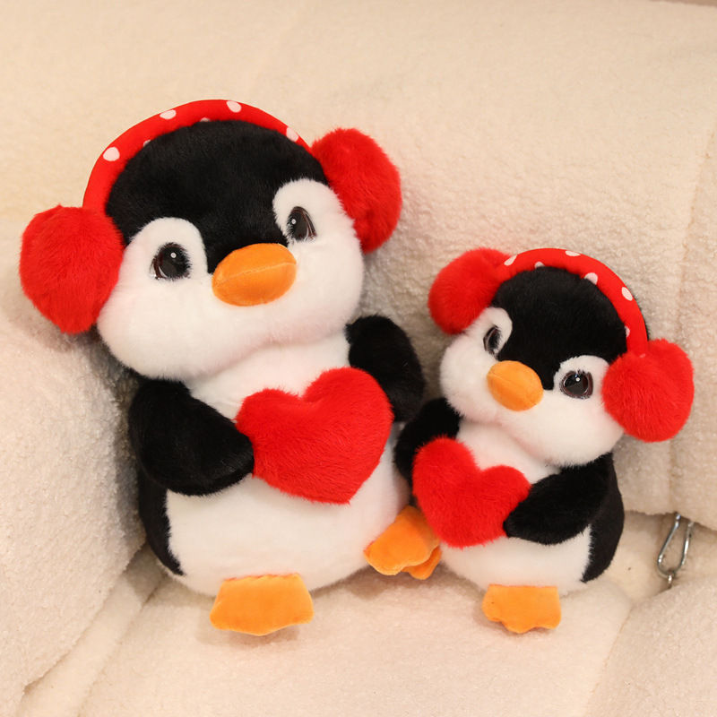 Círculos animados con auriculares muñecas juguetes de peluche muñecas de amor niñas acompañadas muñecas de tela tranquilizadora