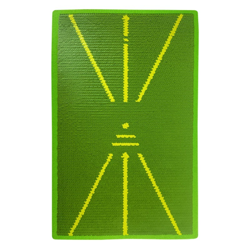 Трансграничный домашний тренировочный коврик для гольфа с блестками, портативный вращающийся коврик для гольфа в помещении