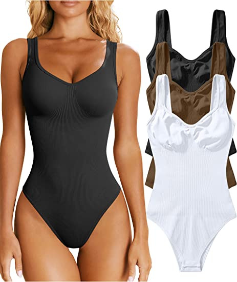 Women's Bodysuits Bodysuits Button Simple Style Solid Color display picture 4