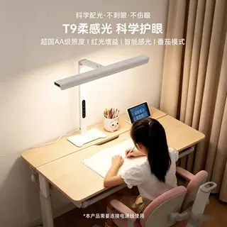 定制护眼大路灯学习专用台灯儿童书桌阅读立式全光谱落地灯书桌灯