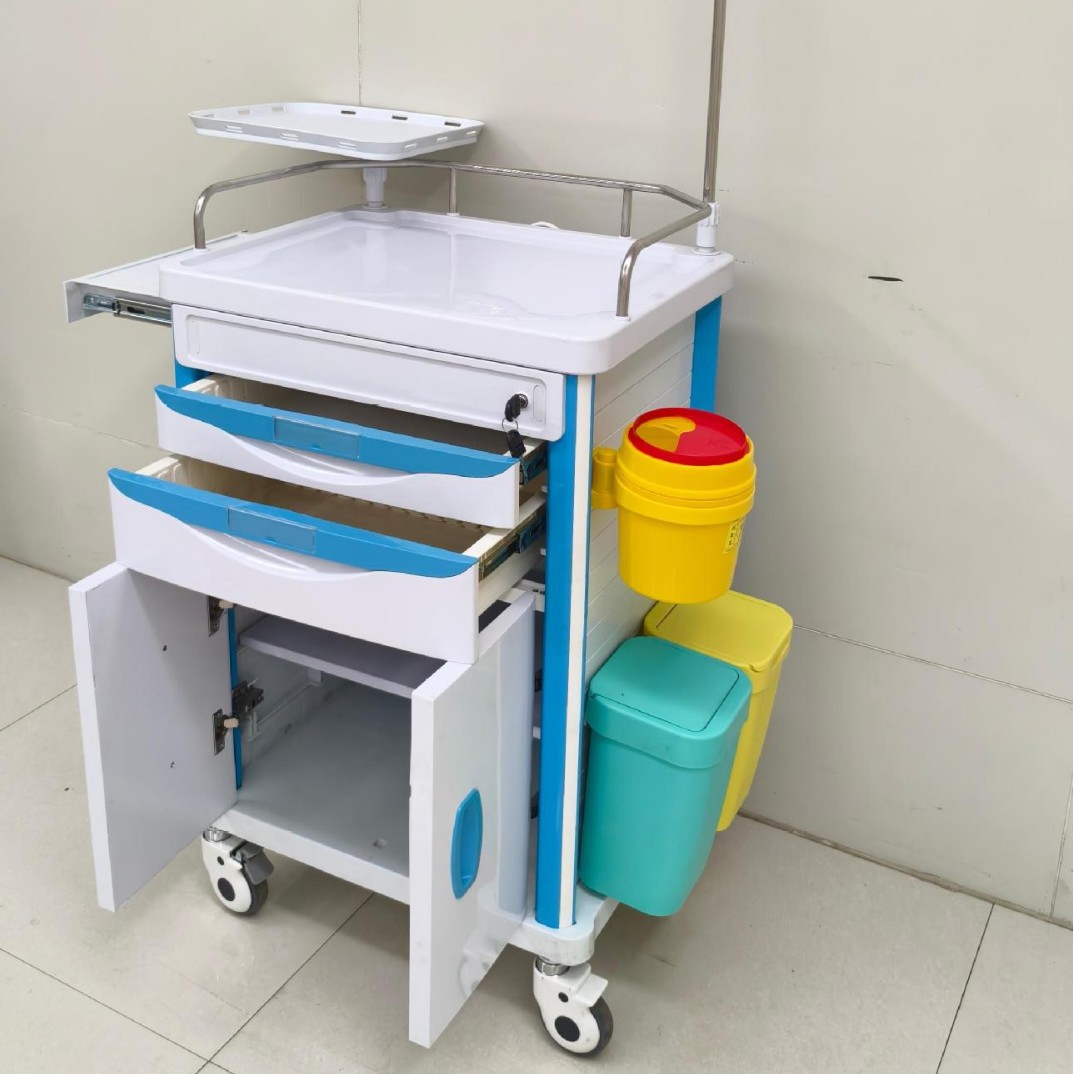 Ambulancia azul de dos cajones