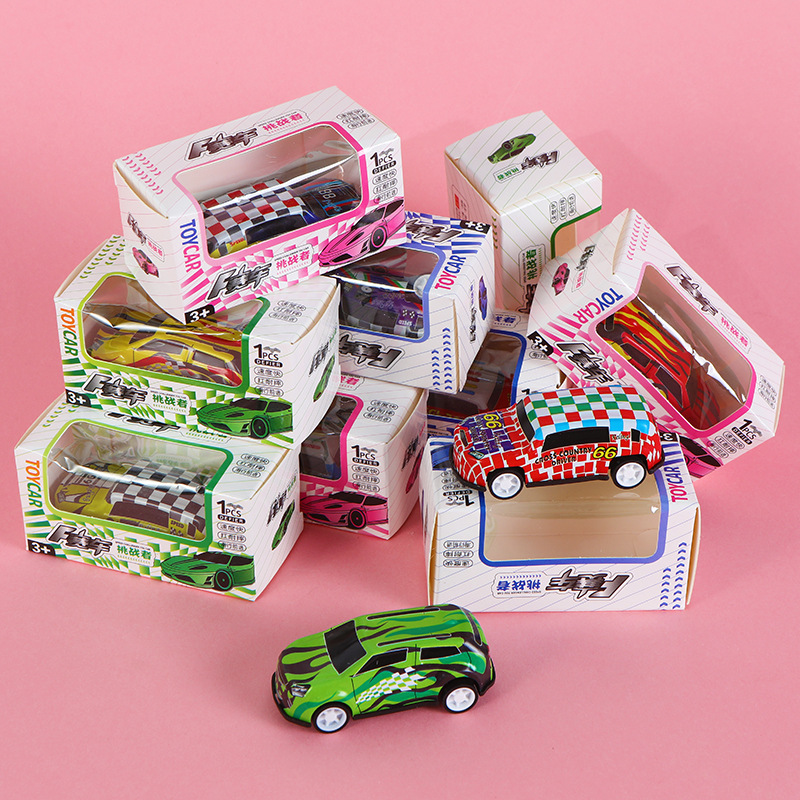 Coche de hojalata para niños, puesto de juguetes para niños, puesto de regalo, modelo de coche, caja a granel, Douyin al por mayor