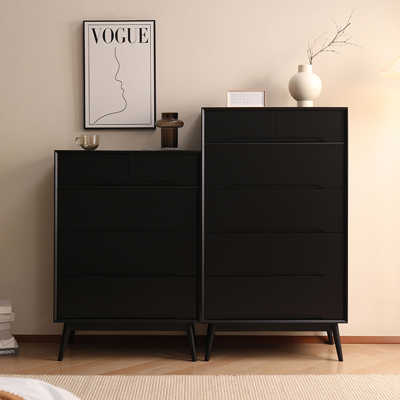 Eddie Garuka solid wood chest of drawers simple modern bedroom…