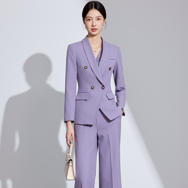 Business Suit Suit for Women, Spring & Fall Clothing, Goddess Style Suit, Jewelry, Hotel Manager, Beautician Work Clothes