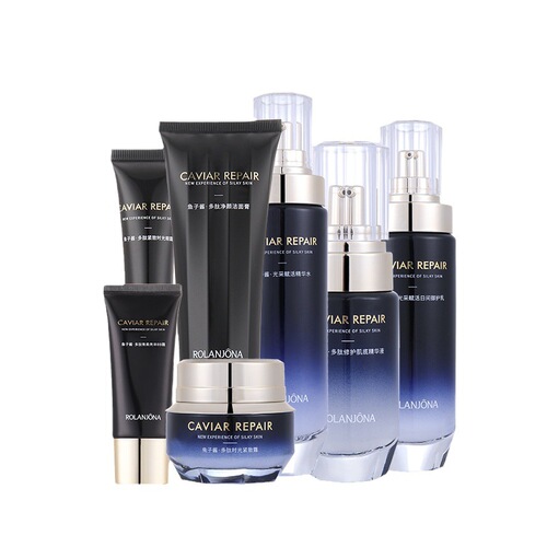 露兰姬娜小黑屋网红款美容院专供护肤品水乳护肤品套装化妆品