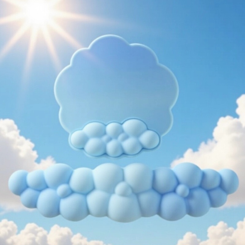 Source Manufacturer Cloud Keyboard Wrist Rest Mouse Pad Cross-Border Girls' Style Memory Foam Anti-Slip Wrist Pad Wholesale