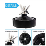 适用于忍者Nutri Ninja刀座 1000W榨汁机配件 七页刀座套装