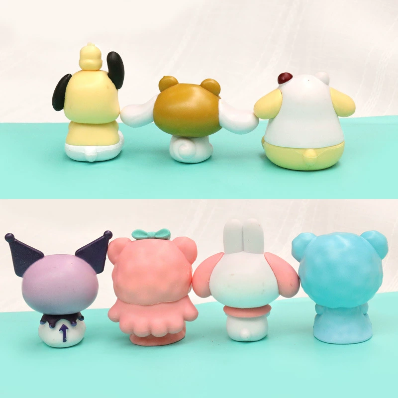 Hello Kitty, мини-фигурка в стиле персонажа, кукла для мальчиков и девочек, настольный декор