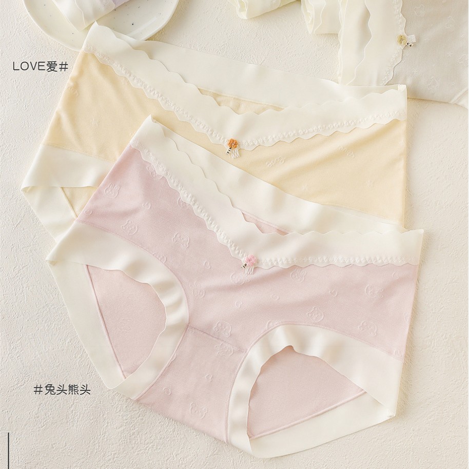 October Kean 516 Modal Pregnancy Low Waist Maternity Belly Support Pants Cross Maternity Underwear Mulberry Silk Antibacterial Bottom