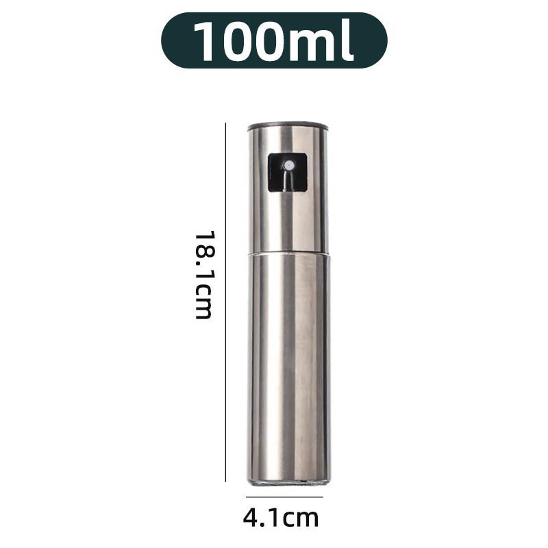 メーカー卸売オイルボトルプッシュ噴霧ガラスオイルボトルキッチン家庭用バーベキューステンレス製オイルボトル|undefined