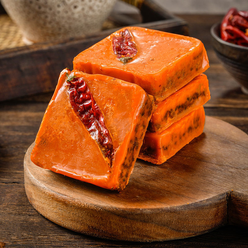 Chongqing Qiaotou Hotpot Base 90g Wholesale Small Pieces/Spicy Noodles/Mostaccioli/Chuan Chuan Xiang Base/Grilled Dishes