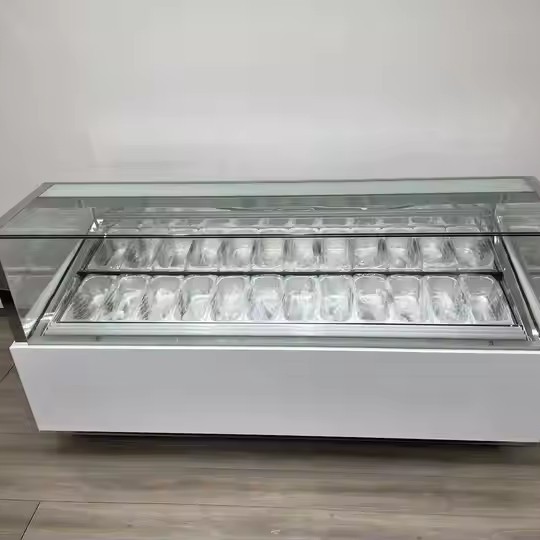 商用冰淇淋展示柜冷藏冷冻硬冰淇淋展柜冰激凌展示柜雪糕柜