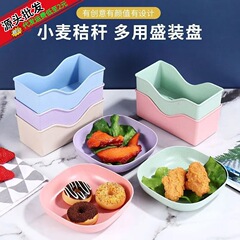 骨を吐く皿のテーブルのごみの皿の小さい皿の家庭用の骨の皿のアイデアのプラスチックの料理の皿の小さい皿