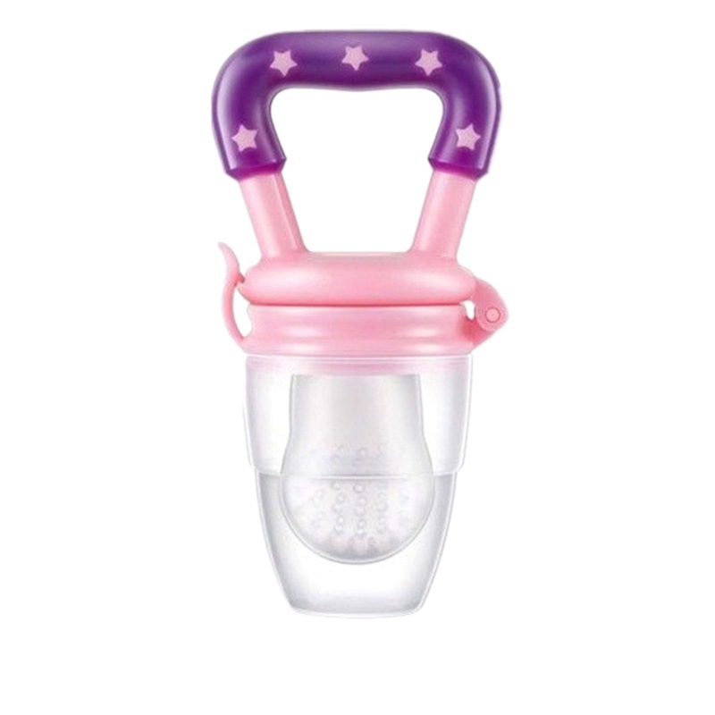 Fabricante directo para bebés silicona mordida mordida le bolsas de frutas suplementarias calmar goma dental mordida estrella mordida le