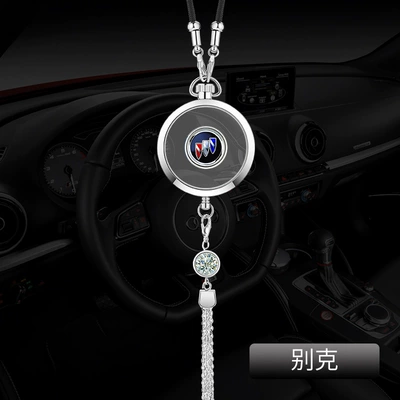 pendants, car perfume diffusers, rearview Car hanging - buick-silver-alloy-pendant-comes-with-1-bottle-of-blue-ocean-perfume