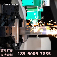 大功率金属激光切管机全自动小型割管机侧挂自动送料不锈钢异型管