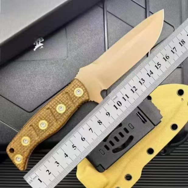 蝴蝶375战术户外高硬度露营防身荒野求生战术多用小刀