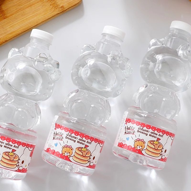 タイ輸入サンリオハローキティハローキティミネラルウォーター純水飲料711飲料かわいいボトル|undefined