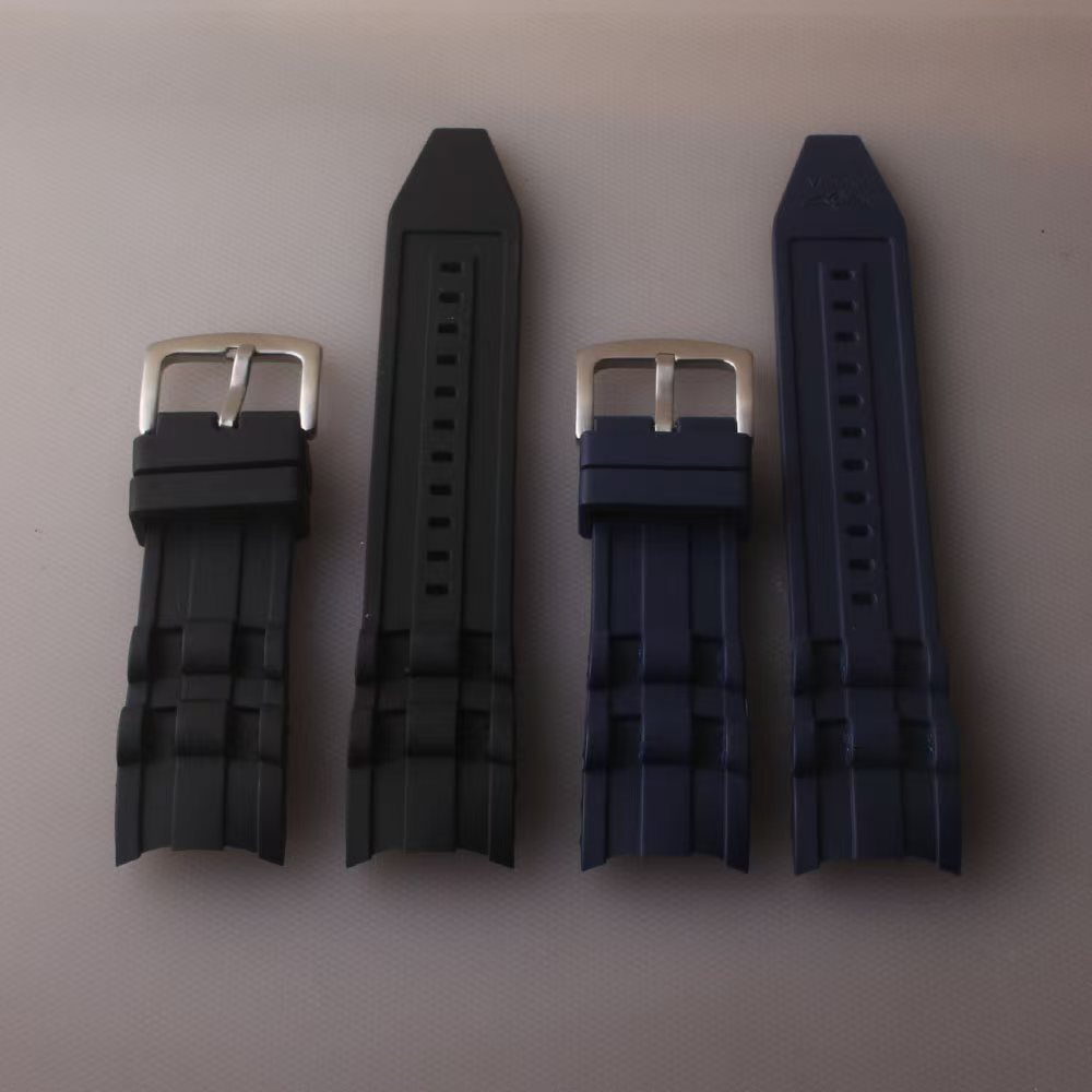 Aplicable invicta Inglaterra Forta correa de reloj deportivo negro 26mm silicona goma correa accesorios hombres
