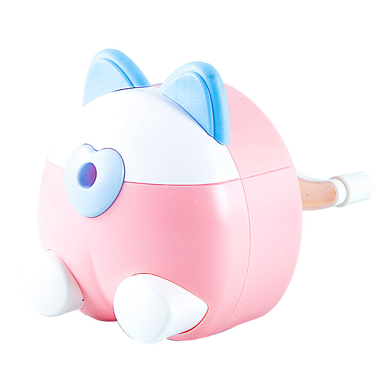 Happy 7826PP lindo mascota lindo sacapuntas Sacapuntas de lápiz de manivela de los niños sacapuntas automático de la pluma papelería del estudiante