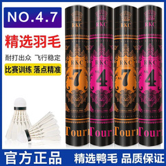 厂家直发  RKC羽毛球娱乐专业训练耐打羽毛球12只装 支持一件代发