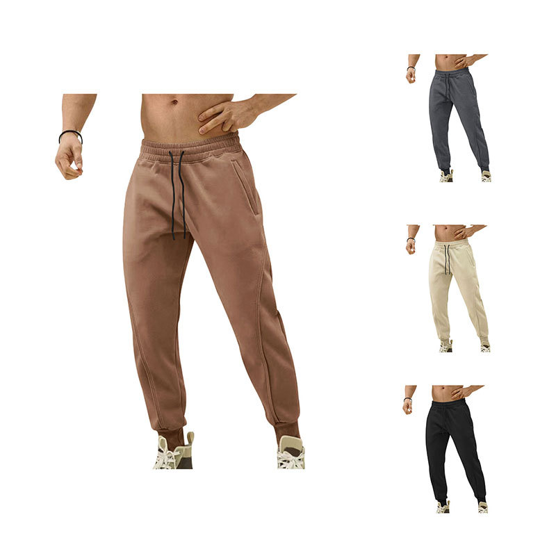 2024 nové ležérní sportovní tepláky, tréninkové svalové lékařské kalhoty, pánský styl_voghion.com