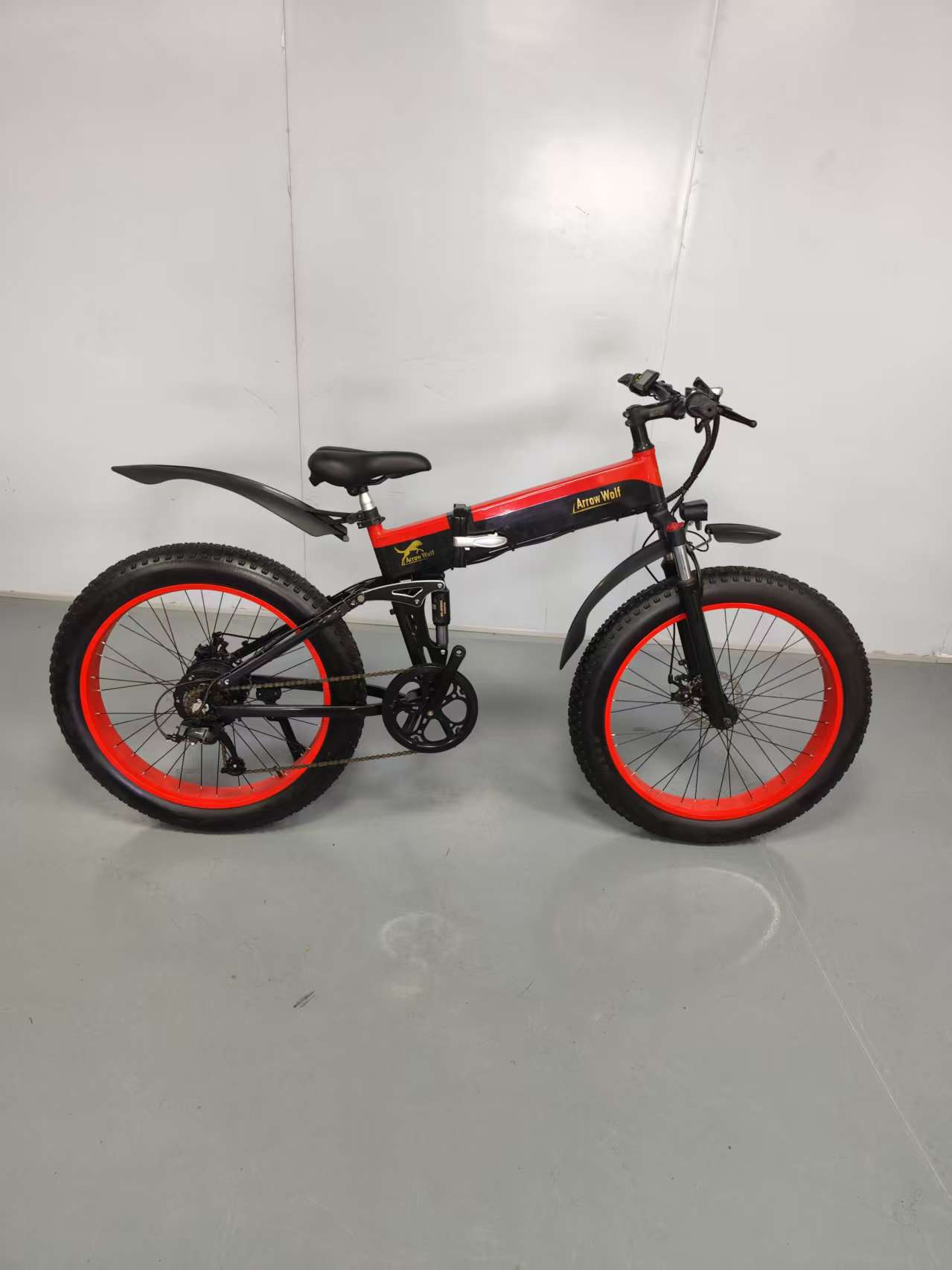 26inch Lithium Battery Folding Electric Bicycle, Folding Snow Electric Bike, Inch-Sized Snow Electric Power-Assisted Bicycle