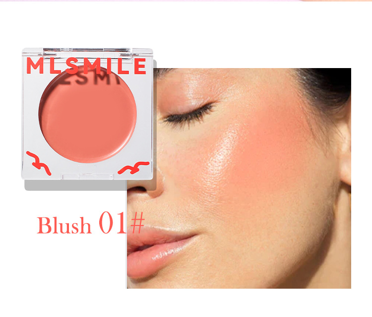 MLSMILE Cross-Border Exclusive Cream Matte Natural Highlight Contour Rouge Easy To Apply Moisturizing Blush Palette_voghion.com