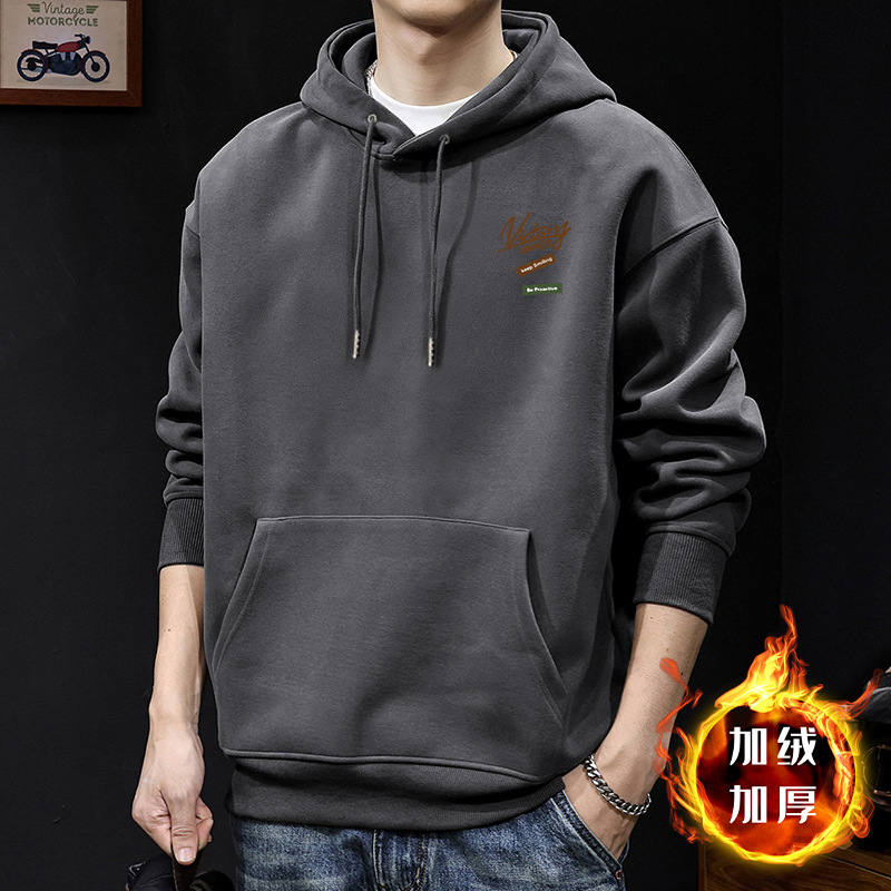 Chaqueta encapuchada hombre primavera y otoño americano nueva ropa de hombre adolescente chaqueta de hombre otoño chaqueta de hombre