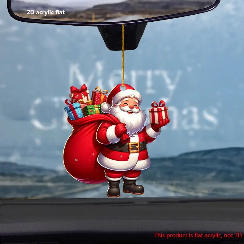 Christmas cute acrylic pendant for elderly