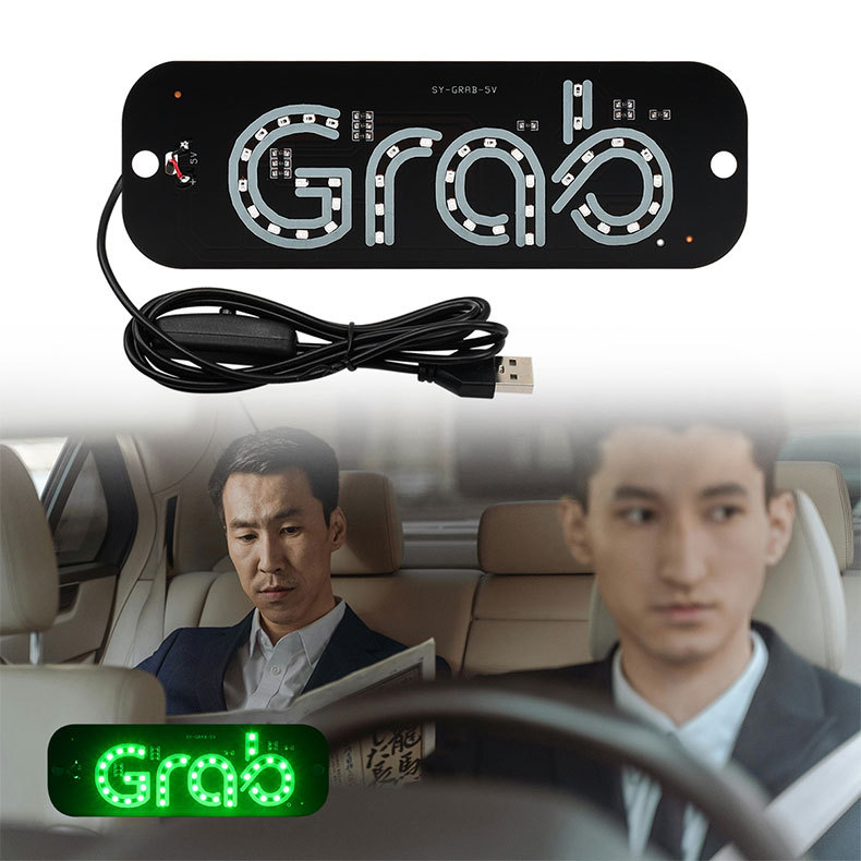 In-Stock Foreign Trade Cross-Border Taxi Dome Light Grab Taxi Light Taxi Car USB Sign Light Indicator Light Didi Light