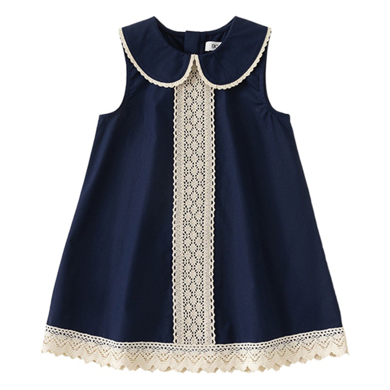 Ropa Infantil Youbao, Vestido de Verano con Encaje para Niñas, Estilo Corte, Traje para Actuaciones de Niñas Pequeñas