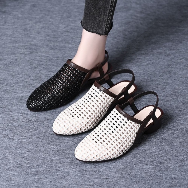 woven summer sandals for leisure