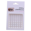 Adhesive nail decoration for face for eye makeup, sticker, with gem