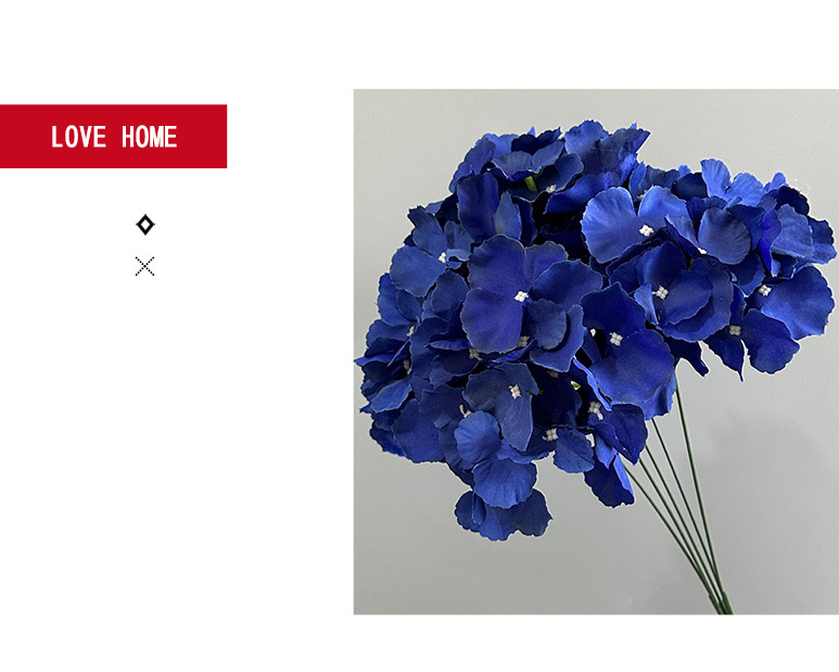 仿真花5头马洛卡绣球