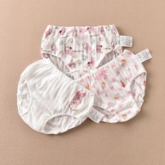 Distribution on behalf of Class A children's triangle cotton underwear for boys and girls export factory sweat-absorbent breathable non-clamping pp Japanese pure