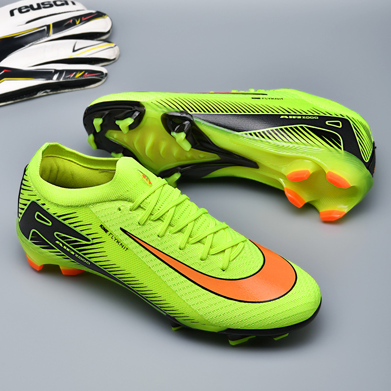 Botas de fútbol transfronterizas, nuevos zapatos deportivos de competición de corte bajo para niños y niñas, zapatos de entrenamiento de césped para estudiantes al por mayor