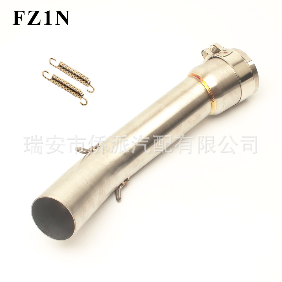 Cross-border applicable Yamaha R1 R3 R15 R25 motorcycle exhaust pipe modified mid-section elbow stainless steel