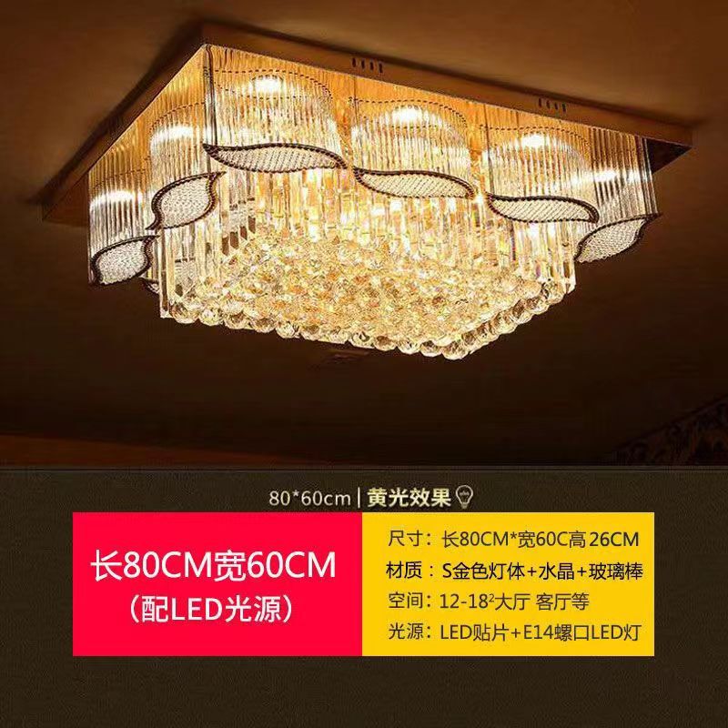 ヨーロッパ式円形水晶天井灯古鎮設計ホール客間灯豪華高級寝室レストラン照明器具セット|undefined