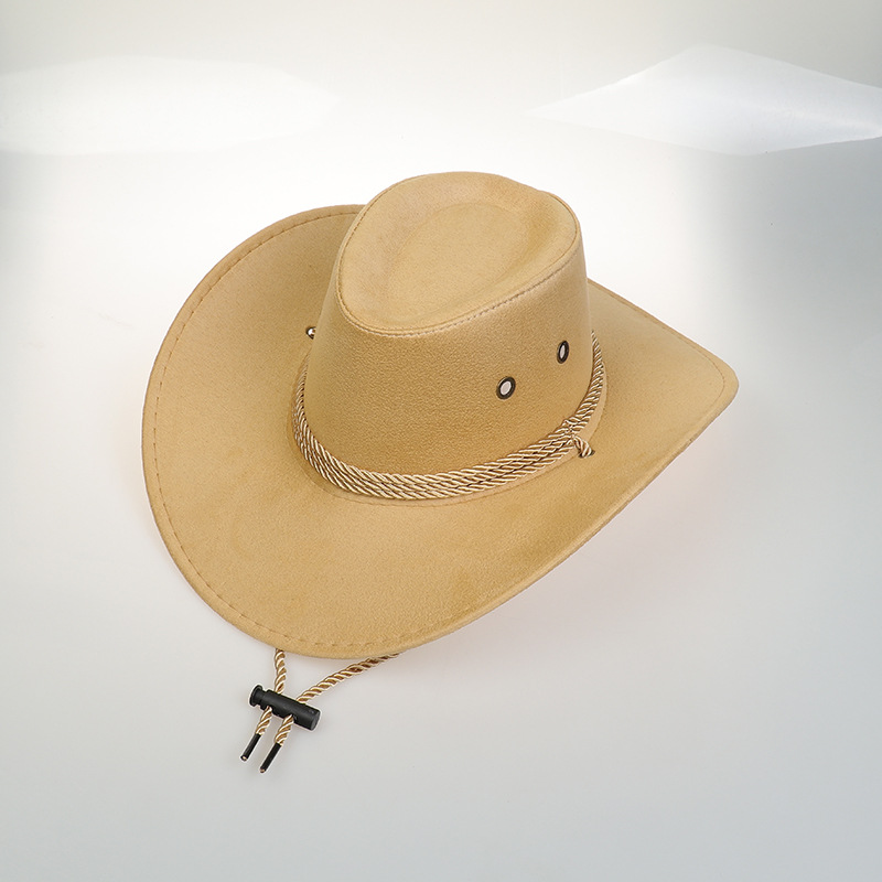 Verano hombre sombrero vaquero occidental sombrero sombrero de campo sombrero europeo sombrero vaquero occidental sombrero de peluche hombre imita sombrero