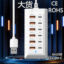�羳һ��ʮ��HUB�B����type-c��ӿڿ���D�Q��usb�D�Q�������Ų�