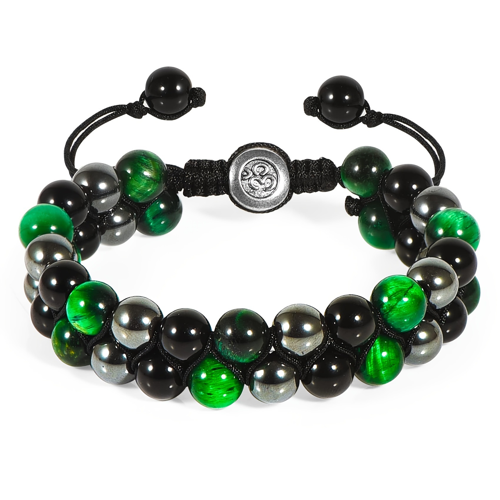 7A Green Tiger Eye Buckle