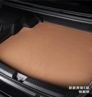Modelə uyğun ayaqaltı — Mats - solvent-free-silicone-decontamination-nappa-leather-small-high-sided-trunk