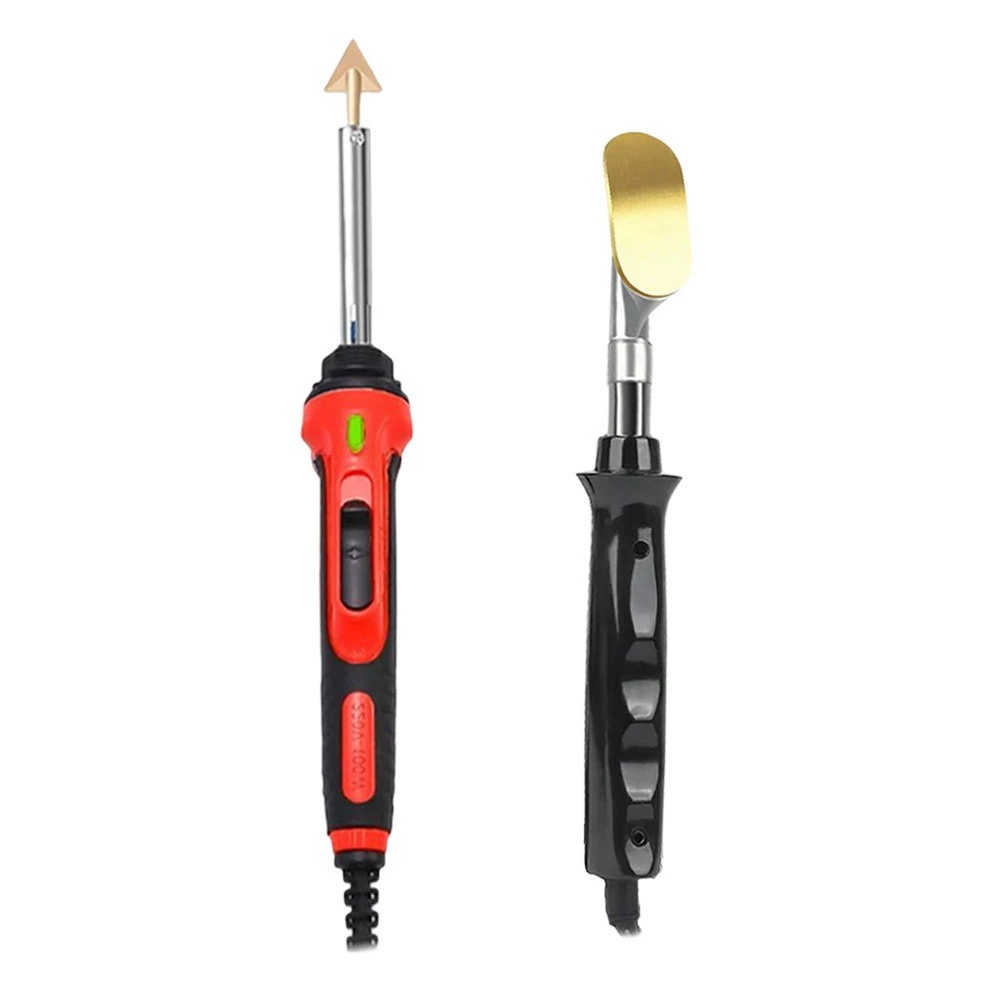 Регулируемый термопистолет для ремонта пластиковых деталей, треугольный шлифовальный нож, для ремонта бамперов автомобилей, сварки трещин, пайки, горячего расплава