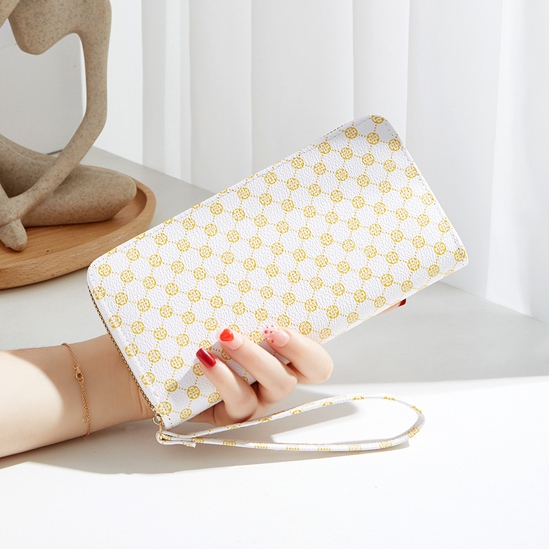 Neuer langer Reißverschluss für Damen, modische Vintage-Geldbörse mit mehreren Kartenfächern und Handytasche_voghion.com