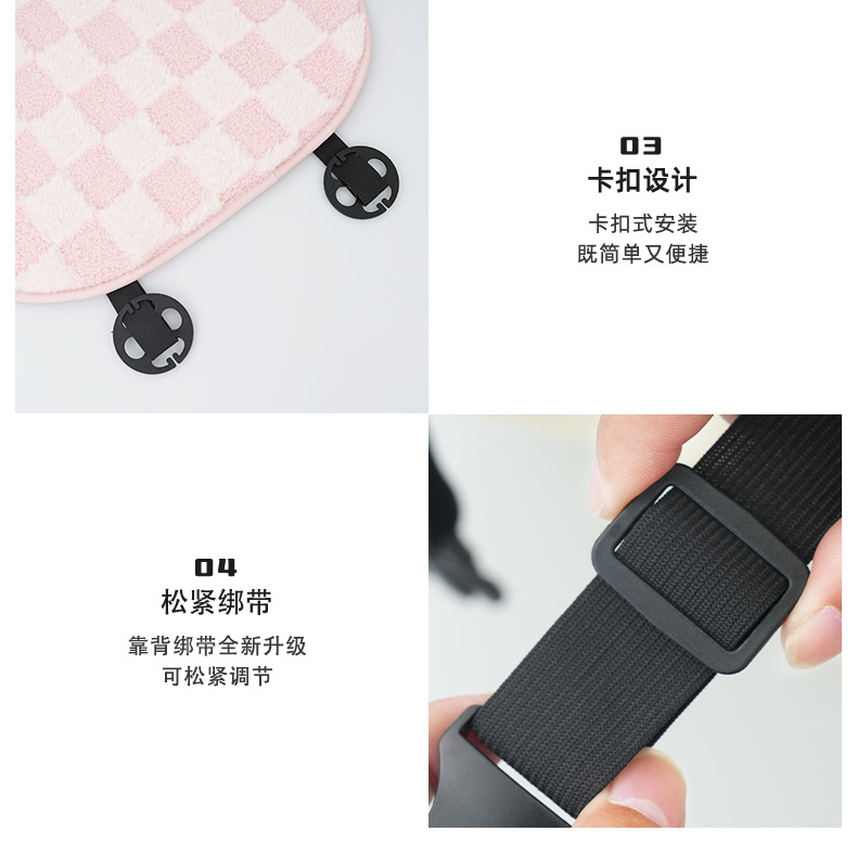 New product car seat cushion simple advanced sense car warm non-slip seat cover winter plush decorative car seat cushion