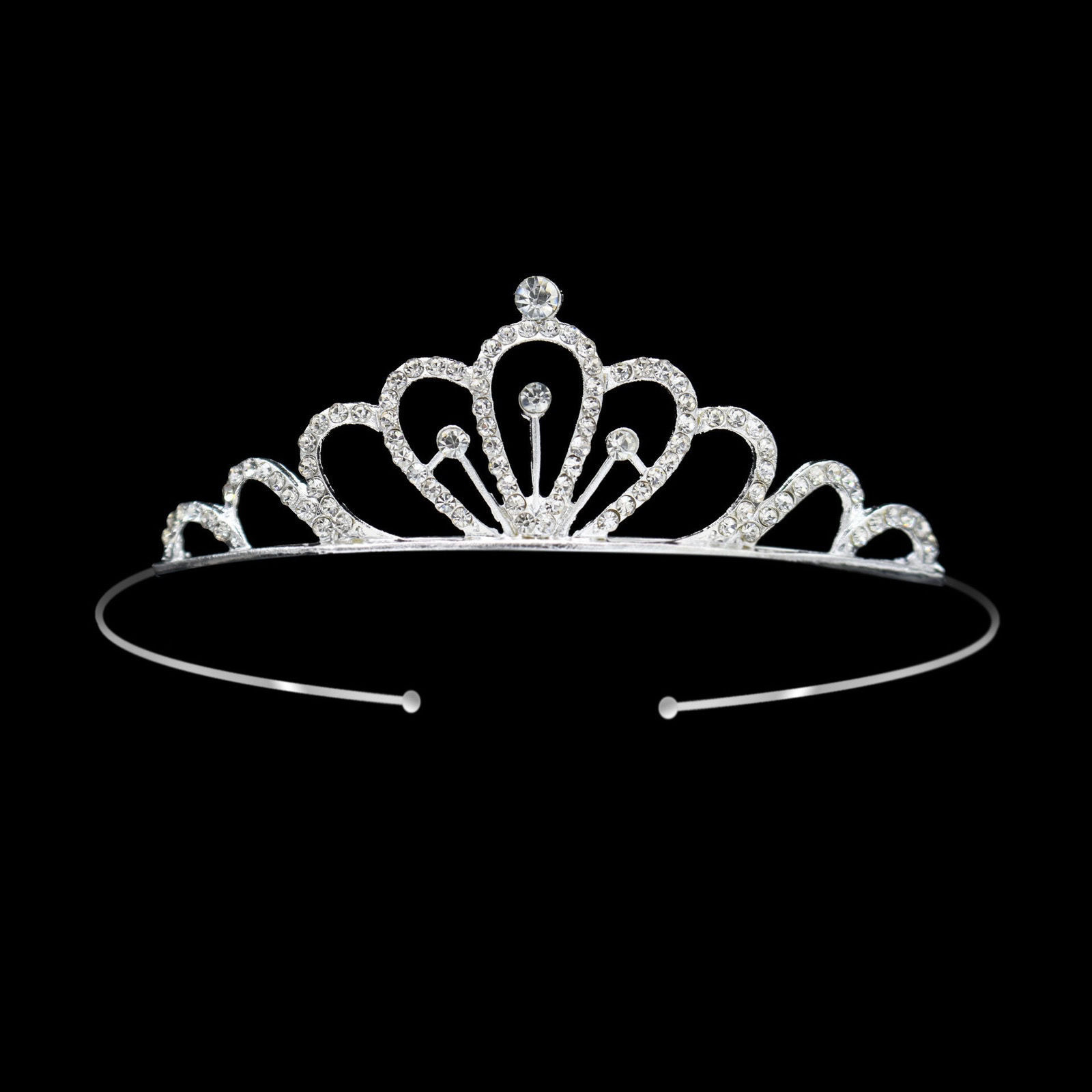 Corona transfronteriza cabeza de cumpleaños para niños joyas de cabello de fiesta joyas de boda flor princesa diamante cabeza de aro