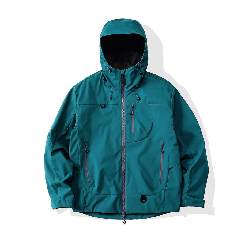 品牌冲锋衣女潮牌夹克男2025新款户外软壳徒步登山防风防雨外套女|undefined